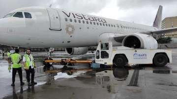 Mumbai-Kolkata Vistara flight's engine hits tow truck during push back 