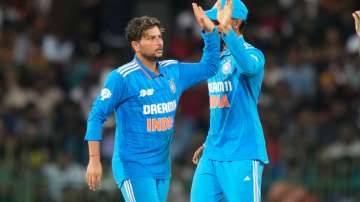Kuldeep Yadav has taken 9 wickets so far in the Asia Cup including a fifer against Pakistan