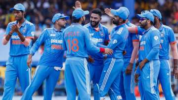 Indian team bowled out Sri Lanka for a paltry score of 50 in the Asia Cup final