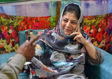 PDP chief Mehbooba Mufti