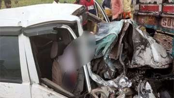 Visuals from the accident site