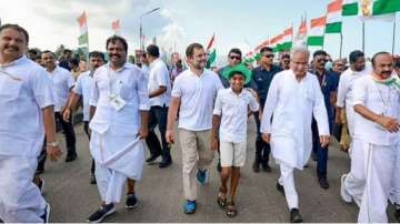 Congress leader Rahul Gandhi during Bharat Jodo Yatra