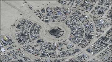 An overview of the Burning Man festival in Nevada
