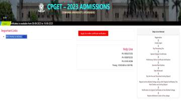 CPGET Counselling 2023 Phase 1 registration, CPGET Counselling 2023
