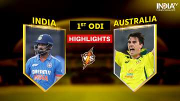 India vs Australia 1st ODI highlights on Sep 22, 2023