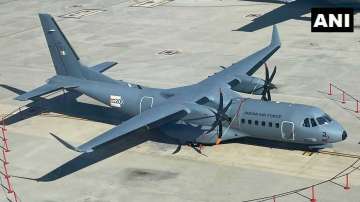 Indian Air Force’s first C-295 transport aircraft leaves for India from Spain