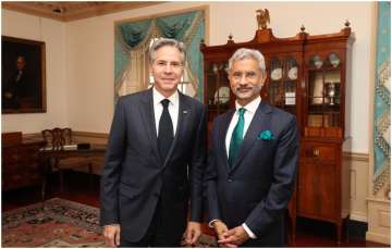 External Affairs Minister Dr S Jaishankar with US Secretary of State Antony Blinken