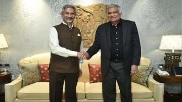  Sri Lankan Prime Minister, Ranil Wickremesinghe and EAM S Jaishankar