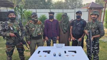 Two terrorists arrested in Jammu and Kashmir 