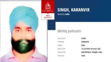 International Criminal Police issues 'Red Corner Notice' against Karanvir Singh
