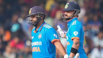 Rohit Sharma and Virat Kohli during Asia Cup 2023