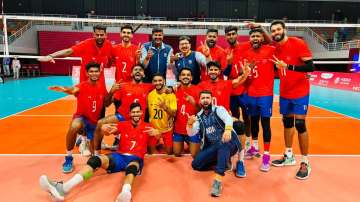 India volleyball team vs South Korea on Sep 20, 2023