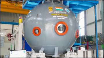 The under-construction indigenous submersible MATSYA-6000 in NIOT, Chennai