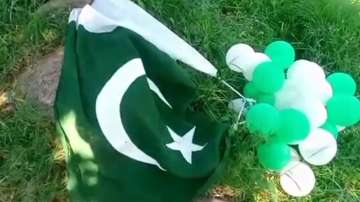 Pakistan flag recovered in Udhampur district of Jammu division.