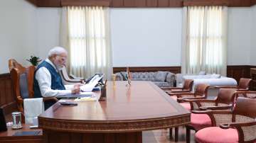 PM Modi in the new Parliament building