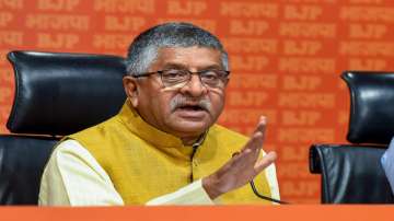 BJP leader Ravi Shankar Prasad