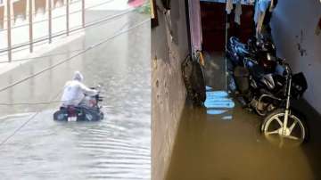 Severe waterlogging in Lucknow