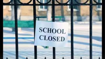 Schools closed, school holidays