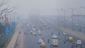 Smog in Delhi-NCR during winter.