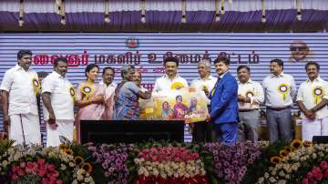 Tamil Nadu CM MK Stalin, mk stalin, stalin launches Rs 1000 monthly assistance scheme, women heads o
