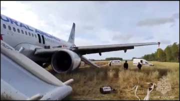 The Russian plane made an emergency landing in Siberia on Tuesday