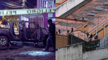 Criminal groups in Ecuador used explosives to damage a bridge.