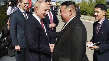 Putin and Kim meet at Vostochny Cosmodrome