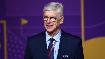 Arsene Wenger during the FIFA World Cup Qatar 2022 Final Draw in Doha in April 2022