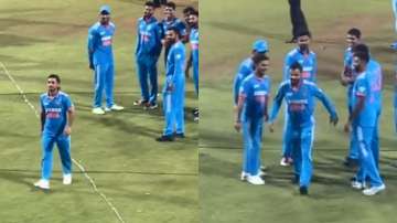 Ishan Kishan mimicked Virat Kohli's walk but the Indian batting superstar was waiting to give a hilarious comeback