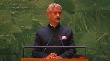 External affairs minister S Jaishankar addresses the 78th session of the United Nations General Assembly (UNGA).