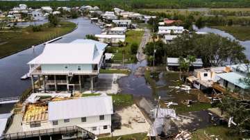 Devastation caused by hurricane Idalia