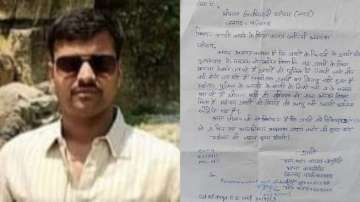 Constable Raghav Chaturvedi and his application written by him.