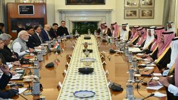 PM Modi holds a bilateral meeting with Saudi Arabia's Crown Prince in New Delhi