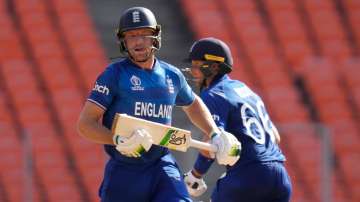 Jos Buttler and Joe Root stitched a 70-run partnership for England in the opening game of World Cup 2023 against New Zealand