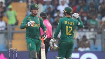 Quinton de Kock and Heinrich Klaasen stitched stand of 142 runs amid 382-run carnage against Bangladesh in Mumbai