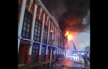 A fire broke out at a nightclub in Spain's Murcia