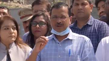 Delhi Chief Minister Arvind Kejriwal addresses media on alleged liquor scam