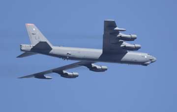 A US B-52 bomber