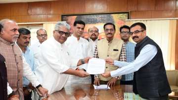 Union Minister Bhupender Yadav led BJP Delegation meets the CEO