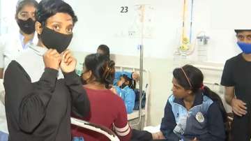 Students get treatment at the hospital