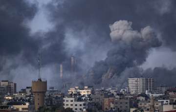 Israel continued to bombard Gaza in retaliation to Hamas attack