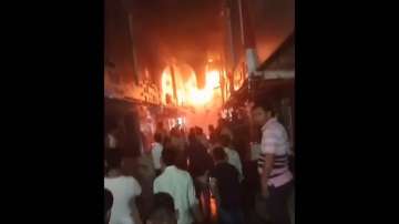 Fire at Bombay Market in Surat
