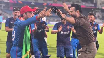 Irfan Pathan and Rashid Khan apparently fulfilled each other's promise as they danced after Afghanistan's win over Pakistan