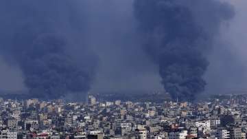 Smoke rises following Israeli airstrikes in Gaza City (Representational image)