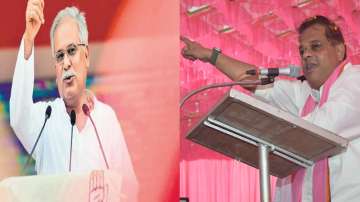 Chhattisgarh CM Bhupesh Baghel and JCC chief Amit Jogi