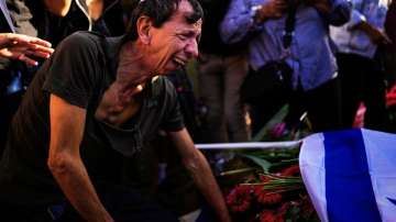 A grieving Israeli father whose daughter was killed in a Hamas airstrike.