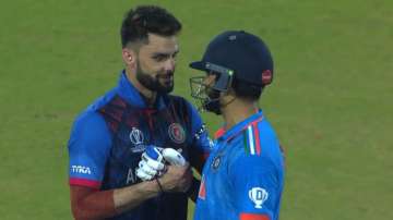 Virat Kohli and Naveen ul Haq