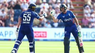 Ben Stokes and Jos Buttler during ODI Series against New Zealand Sep 2023