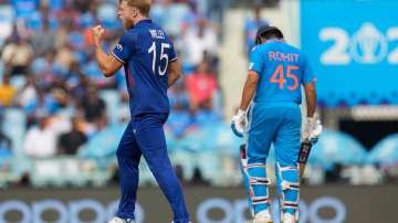 David Willey vs India World Cup2023 game in Lucknow on Oct 29