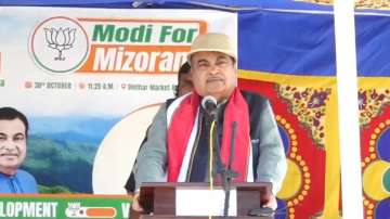 Nitin Gadkari, Mizoram elections